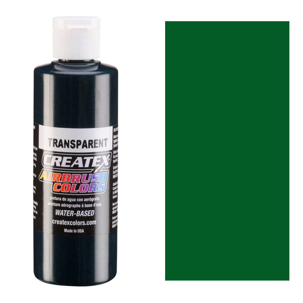 Createx Airbrush Colors 4oz Transparent Forest Green