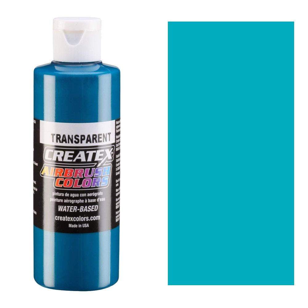 Createx Airbrush Colors 5403 Fluorescent Blue 4oz. Paint. by SprayGunner