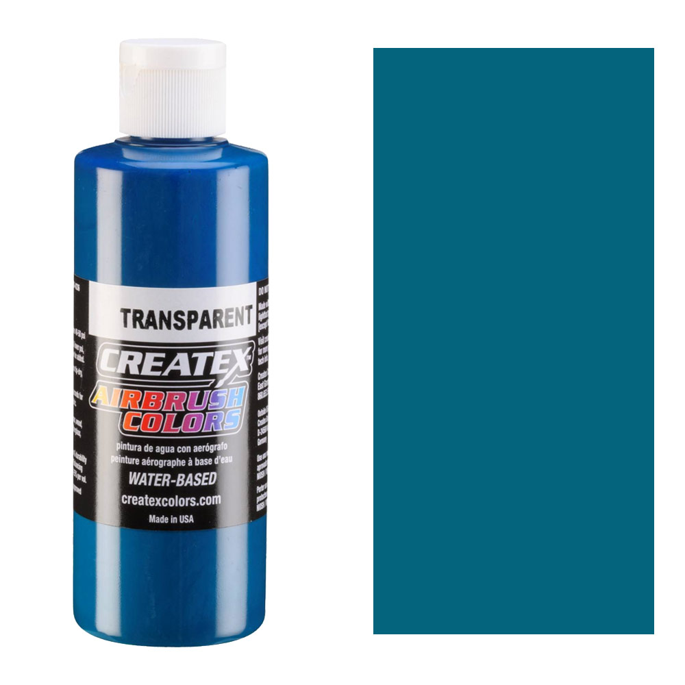 Createx Airbrush Colors 4oz Transparent Turquoise