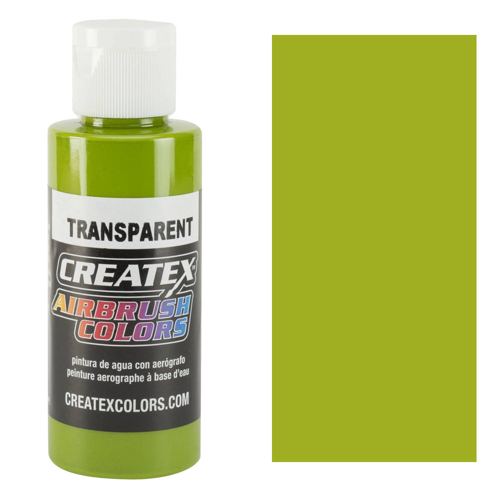 Createx Airbrush Colors 2oz Transparent Leaf Green