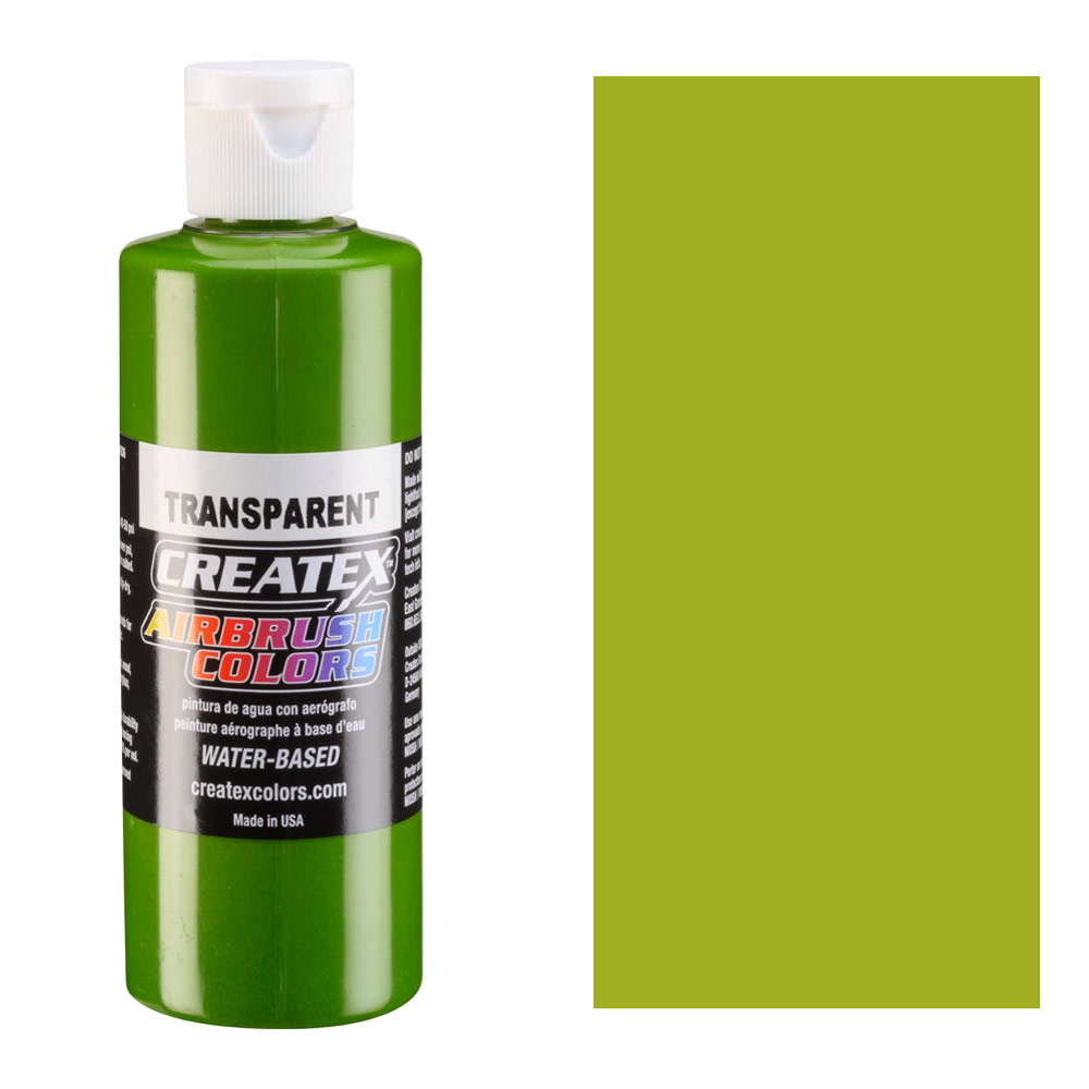 Createx Airbrush Colors 4oz Transparent Leaf Green