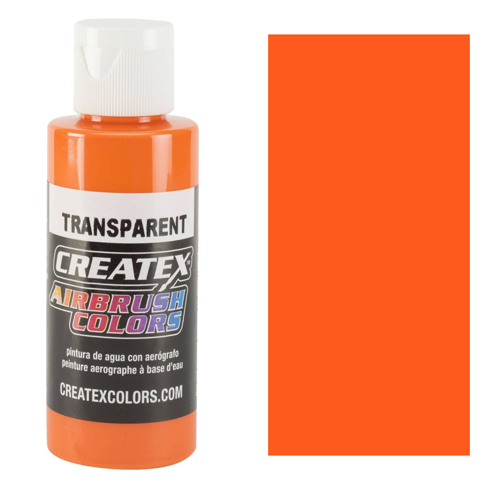 Createx Airbrush Colors 2oz Transparent Orange
