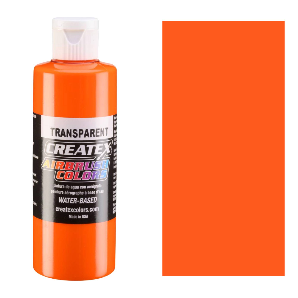 Createx Airbrush Colors 4oz Transparent Orange