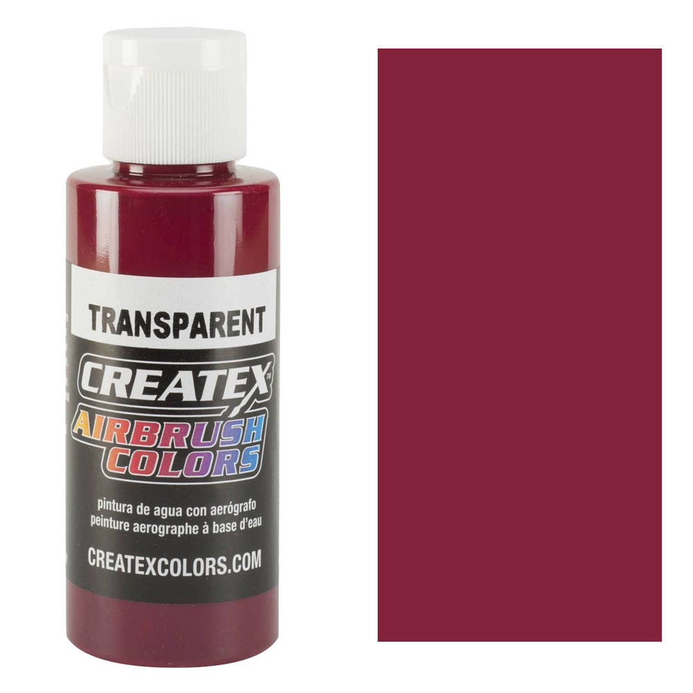 Createx Airbrush Colors 2oz Transparent Burgundy
