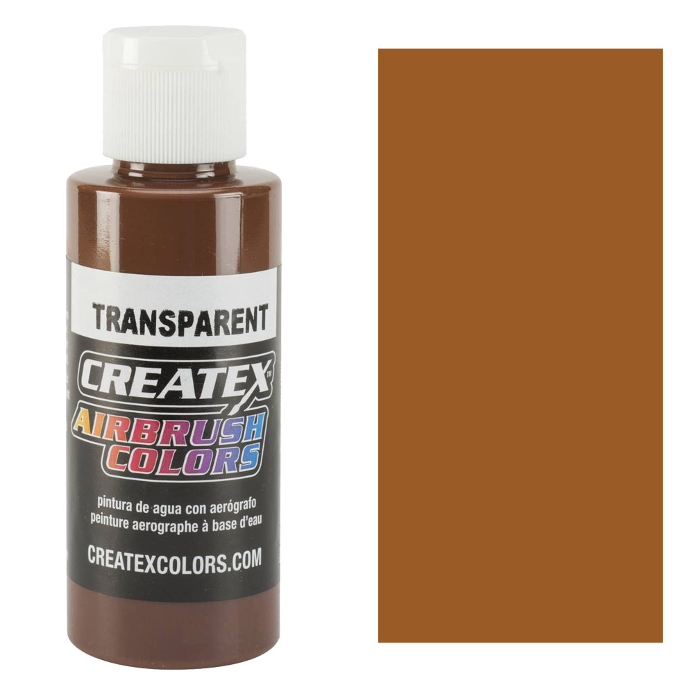 Createx Airbrush Colors 2oz Transparent Light Brown