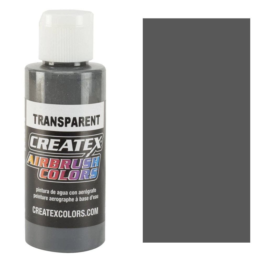 Createx Airbrush Colors 2oz Transparent Medium Gray