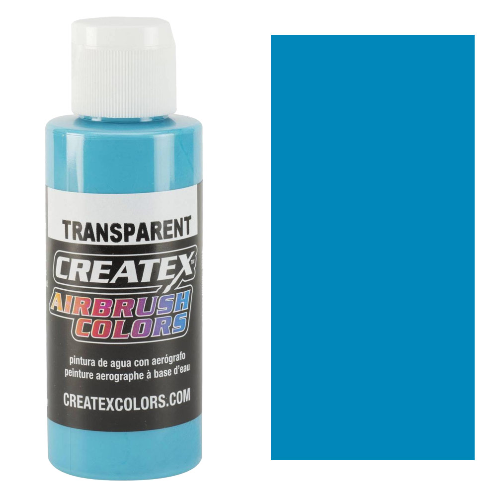 Createx Airbrush Colors 2oz Transparent Maui Blue