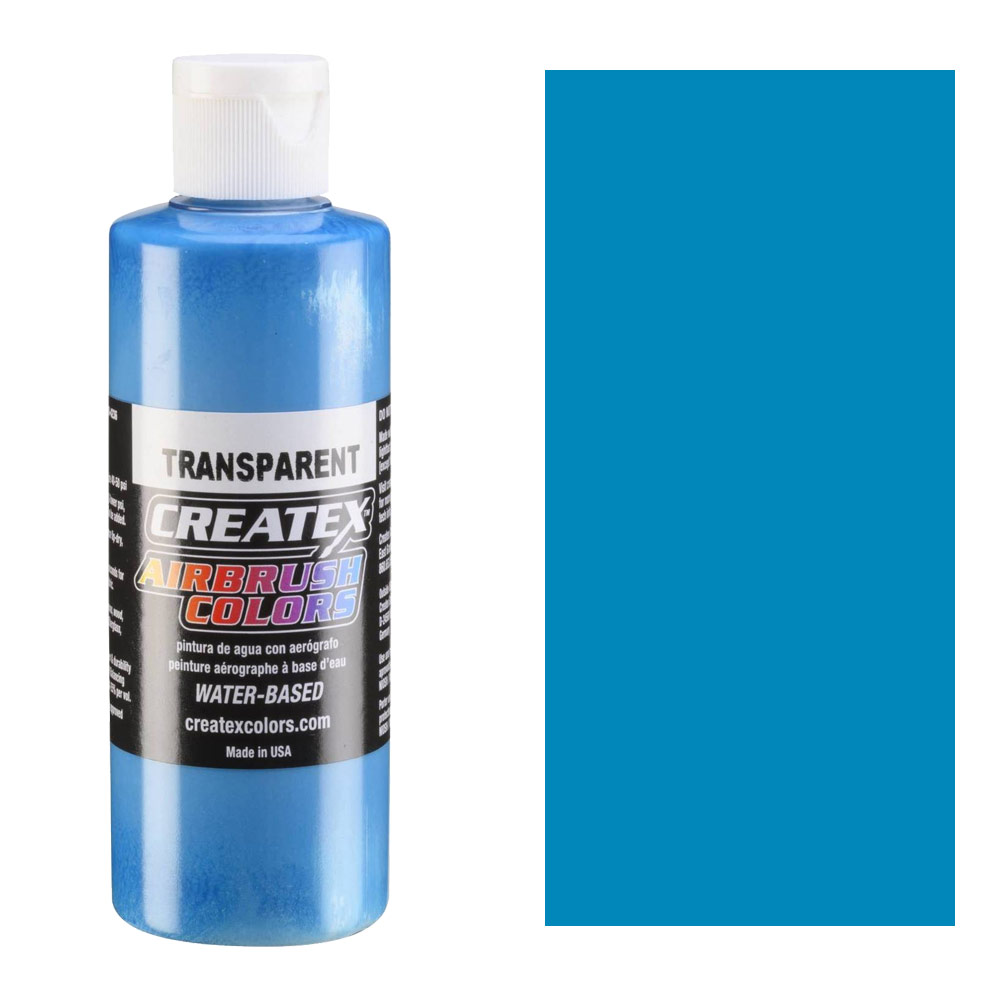 Createx Airbrush Colors 4oz Transparent Maui Blue