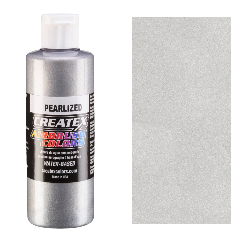 Createx Airbrush Colors 4oz Pearl Silver