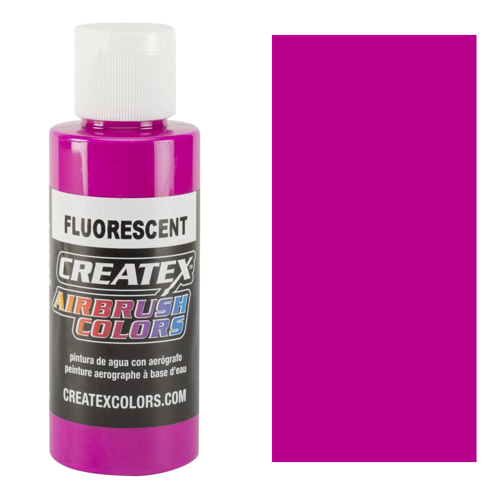 Createx Airbrush Colors 2oz Fluorescent Raspberry