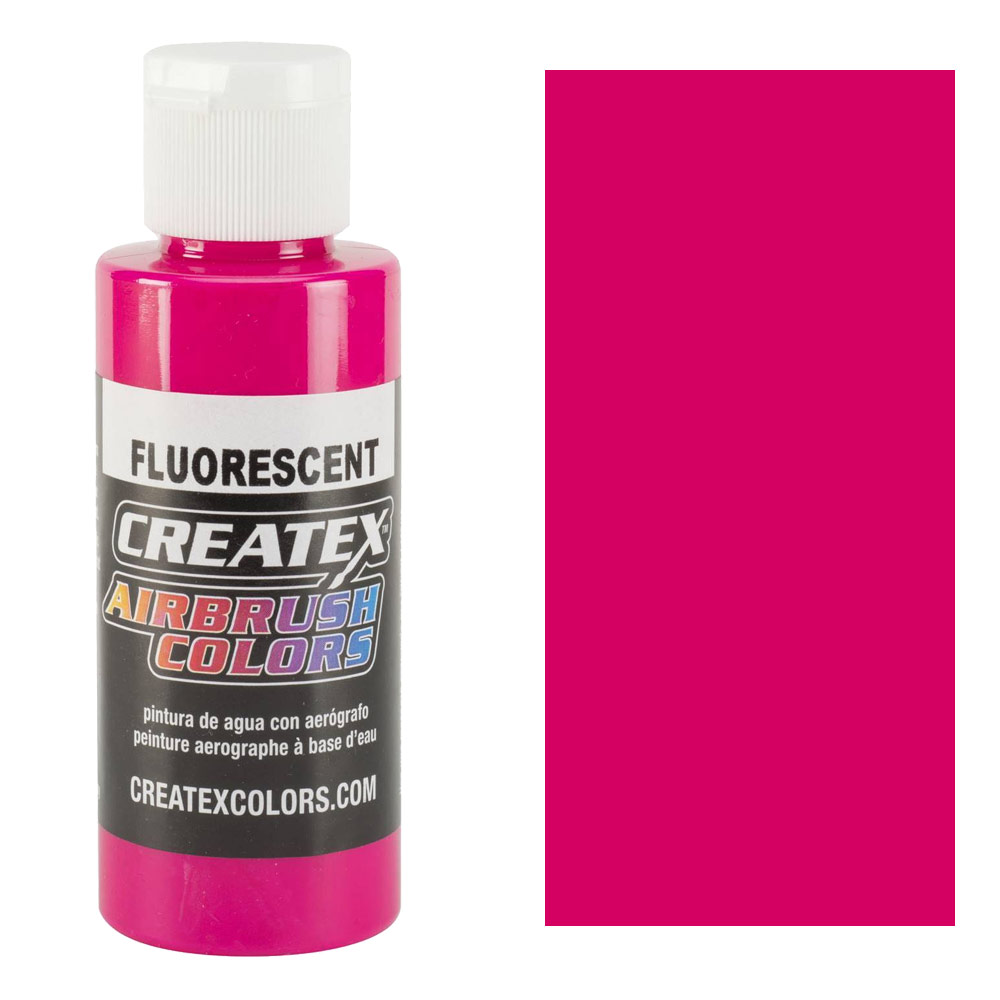 Createx Airbrush Colors 2oz Fluorescent Magenta