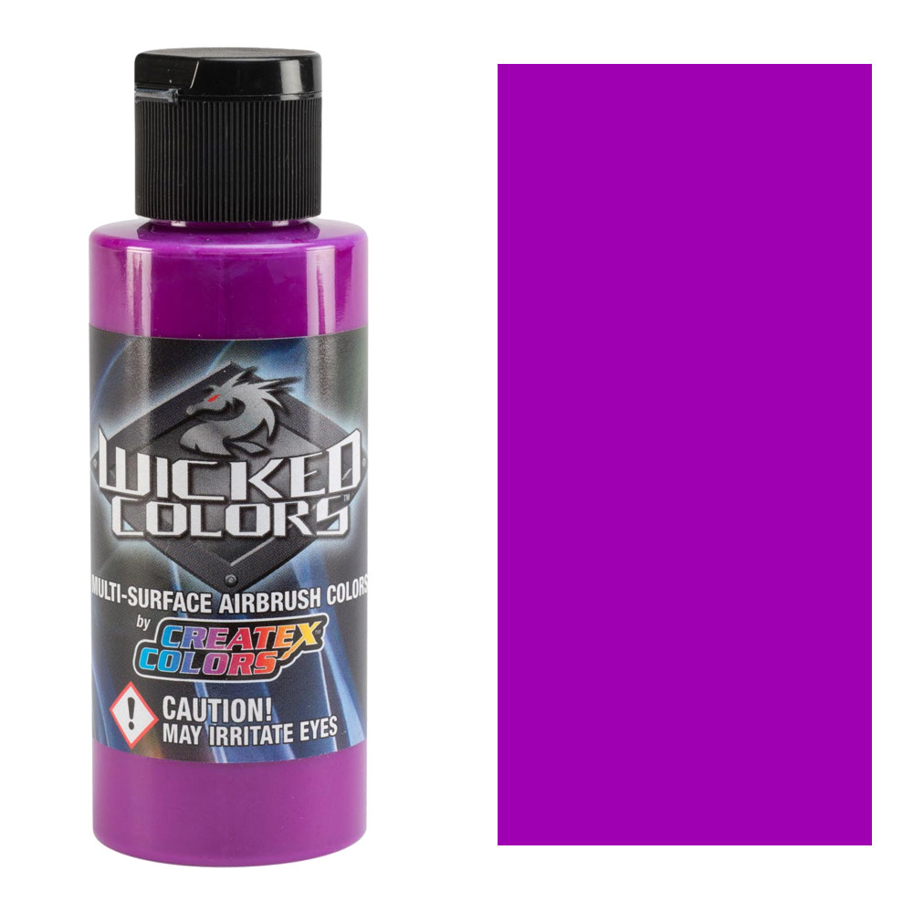 Createx Wicked Detail Color 2oz Fluorescent Purple