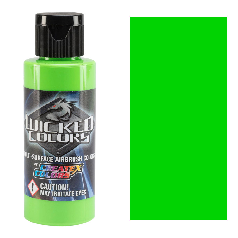 Createx Wicked Detail Color 2oz Fluorescent Green