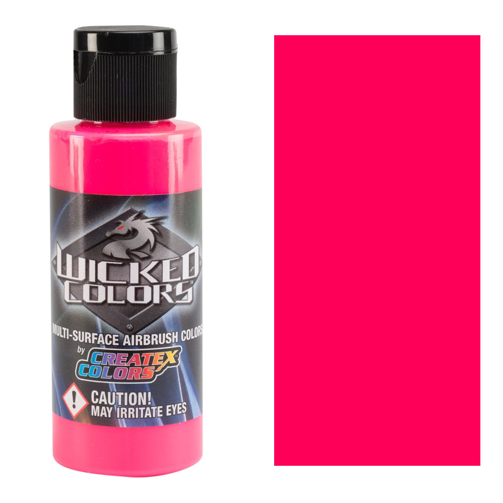 Createx Wicked Detail Color 2oz Fluorescent Pink
