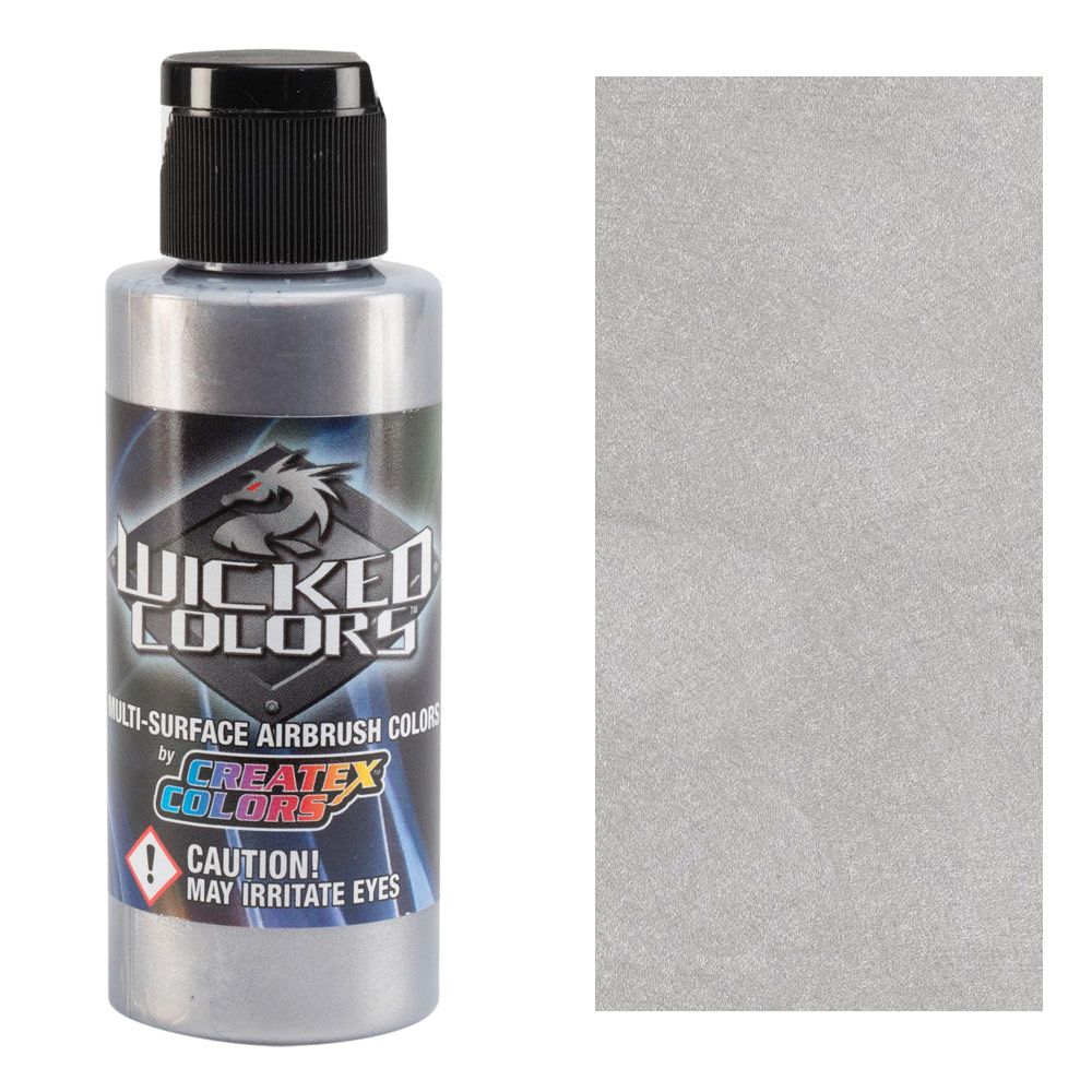 Createx Wicked Detail Color 2oz Metallic Silver