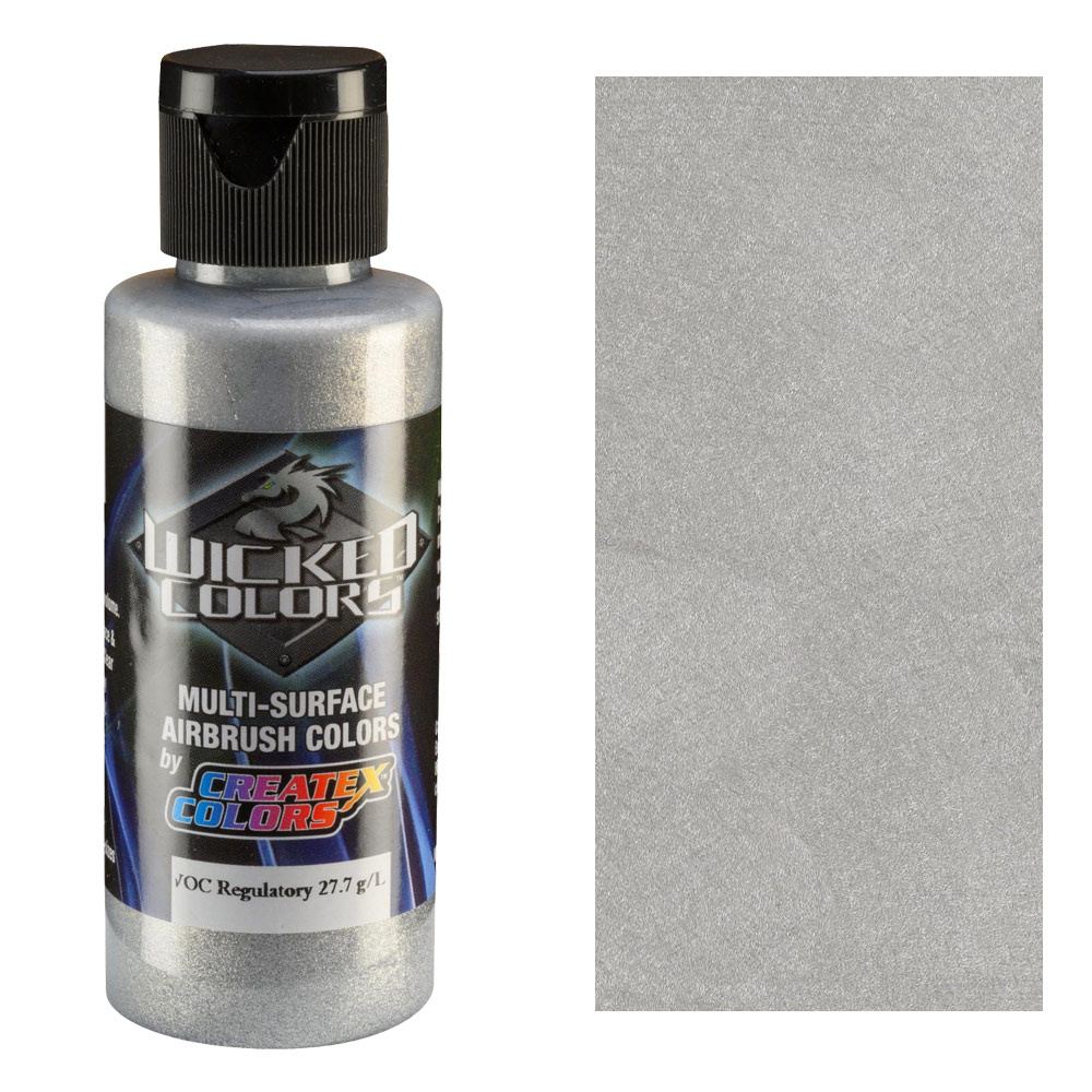 Createx Wicked Detail Color 2oz Metallic Alminum