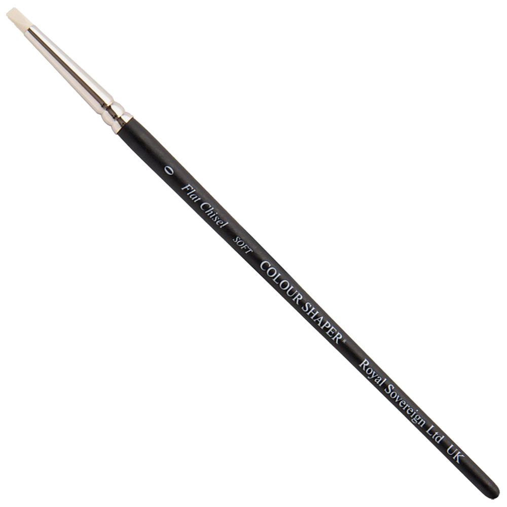 Color Shaper Soft Flat Chisel Point Painting Tool #0