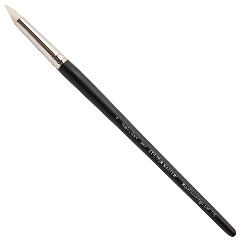 Color Shaper Soft Angle Chisel Point Painting Tool No. 6