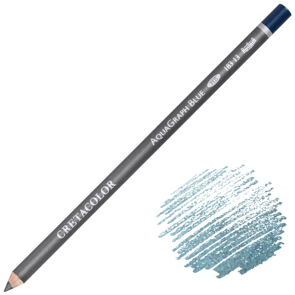 Cretacolor AquaGraph Water-Soluble Graphite Pencil HB Blue