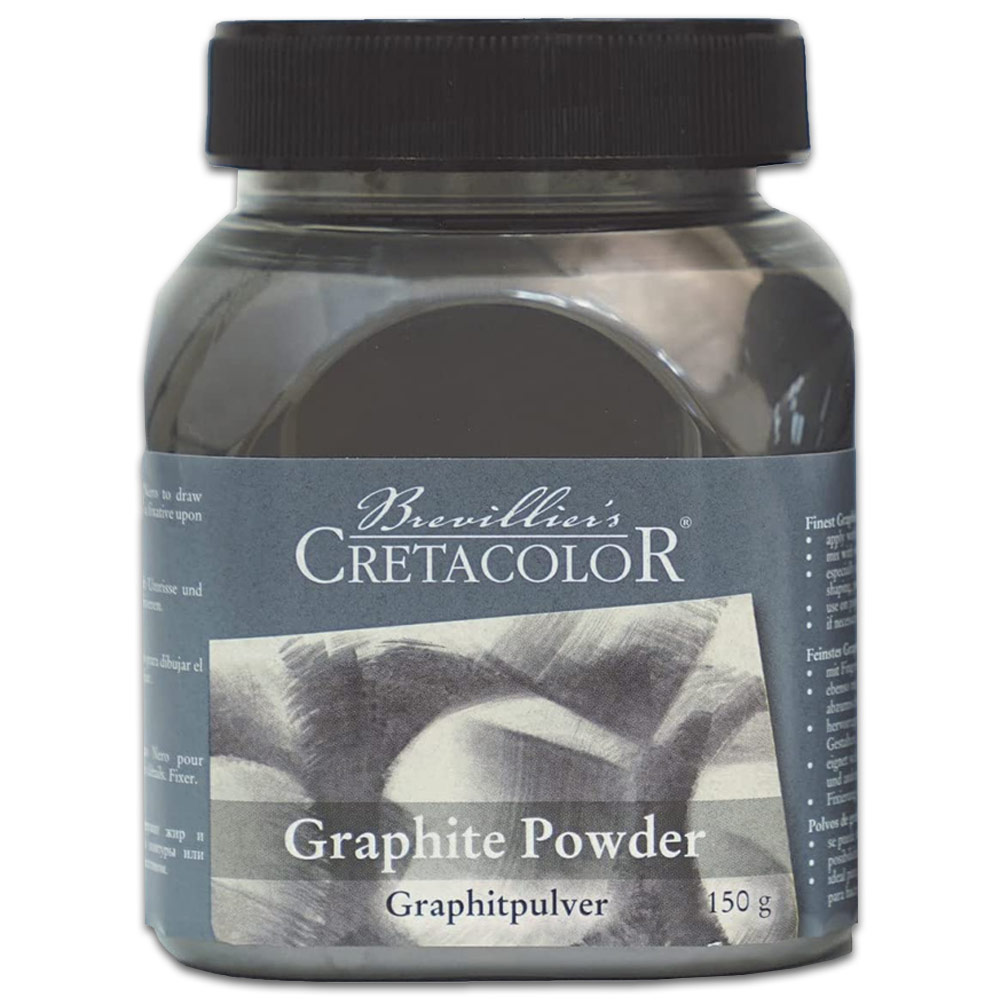 Cretacolor Professional Grade Pure Graphite Powder 150g Jar (Fine)