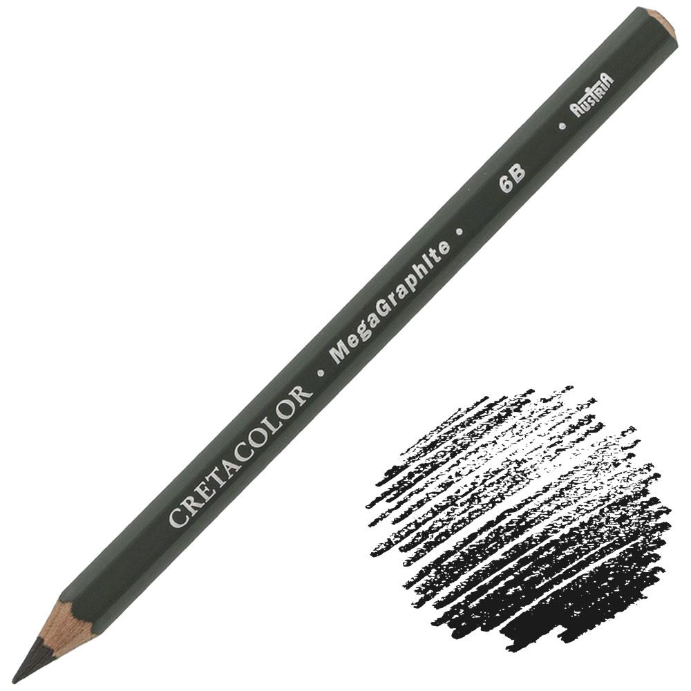 Cretacolor MegaGraphite Pencil 6B