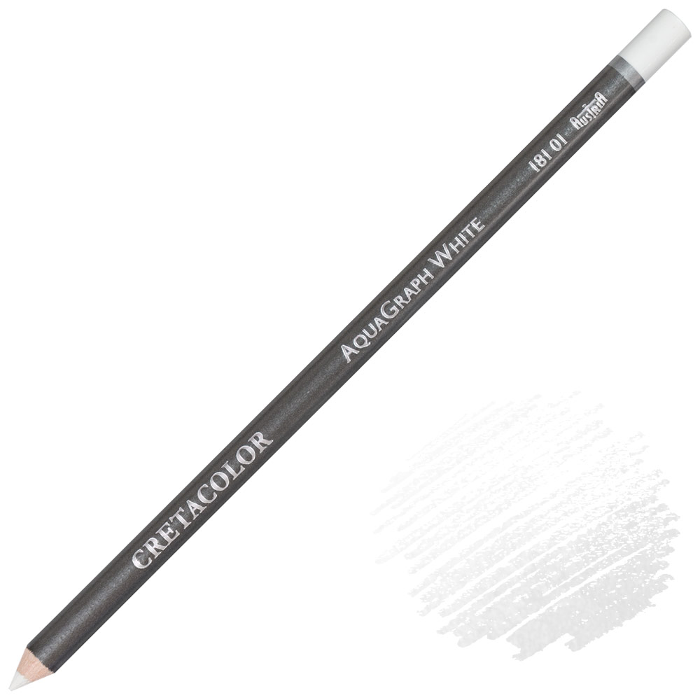 Cretacolor AquaGraph Water-Soluble Graphite Pencil White