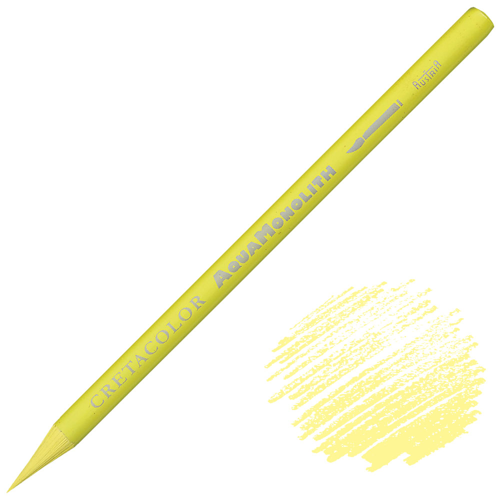 Cretacolor Aqua Monolith Water-Soluble Color Pencil Flash Yellow