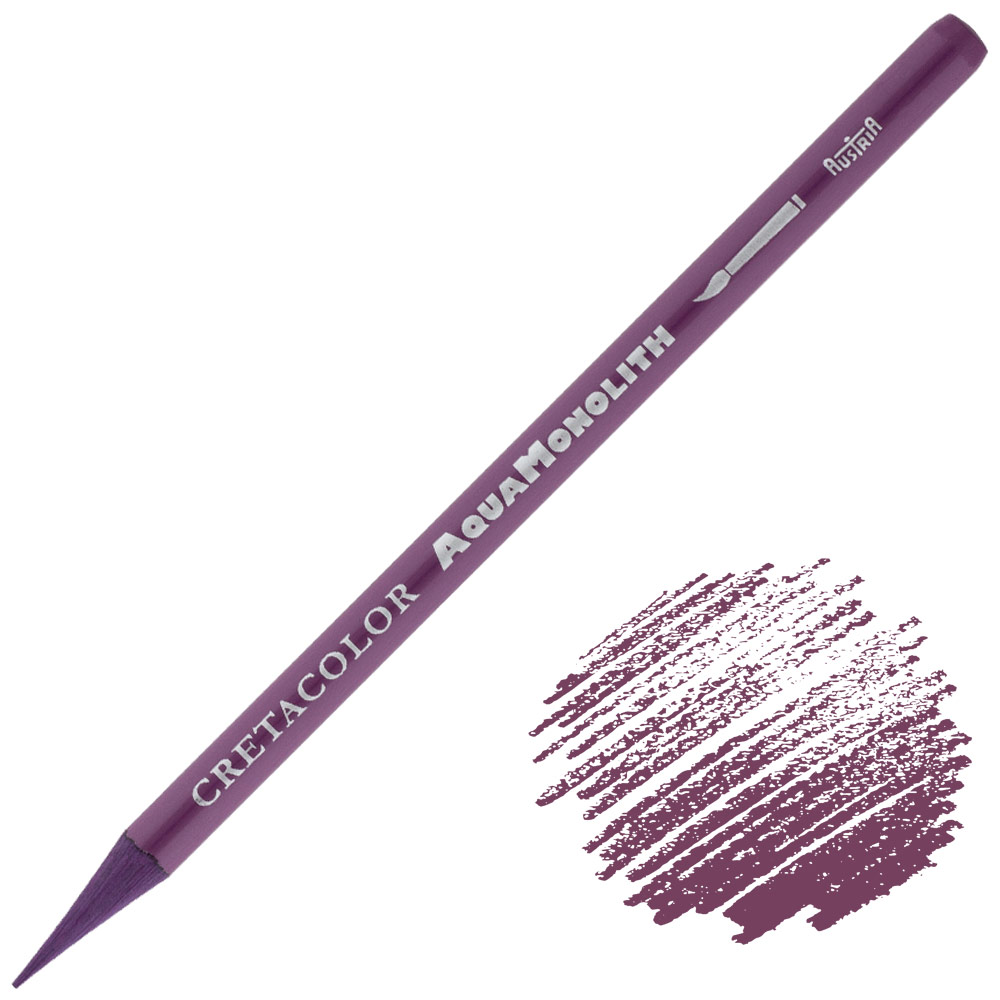 Cretacolor Aqua Monolith Water-Soluble Color Pencil Mars Violet Dark
