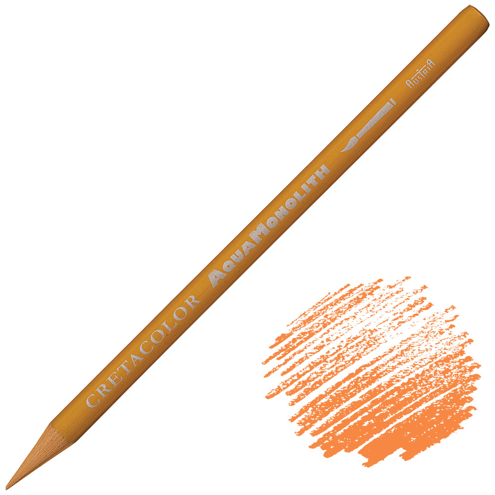 Cretacolor Aqua Monolith Water-Soluble Color Pencil Ochre Light
