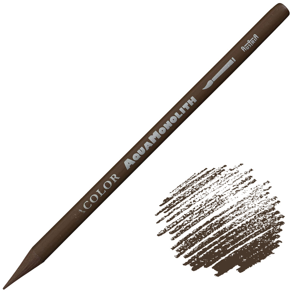 Cretacolor Aqua Monolith Water-Soluble Color Pencil Van Dycke Brown