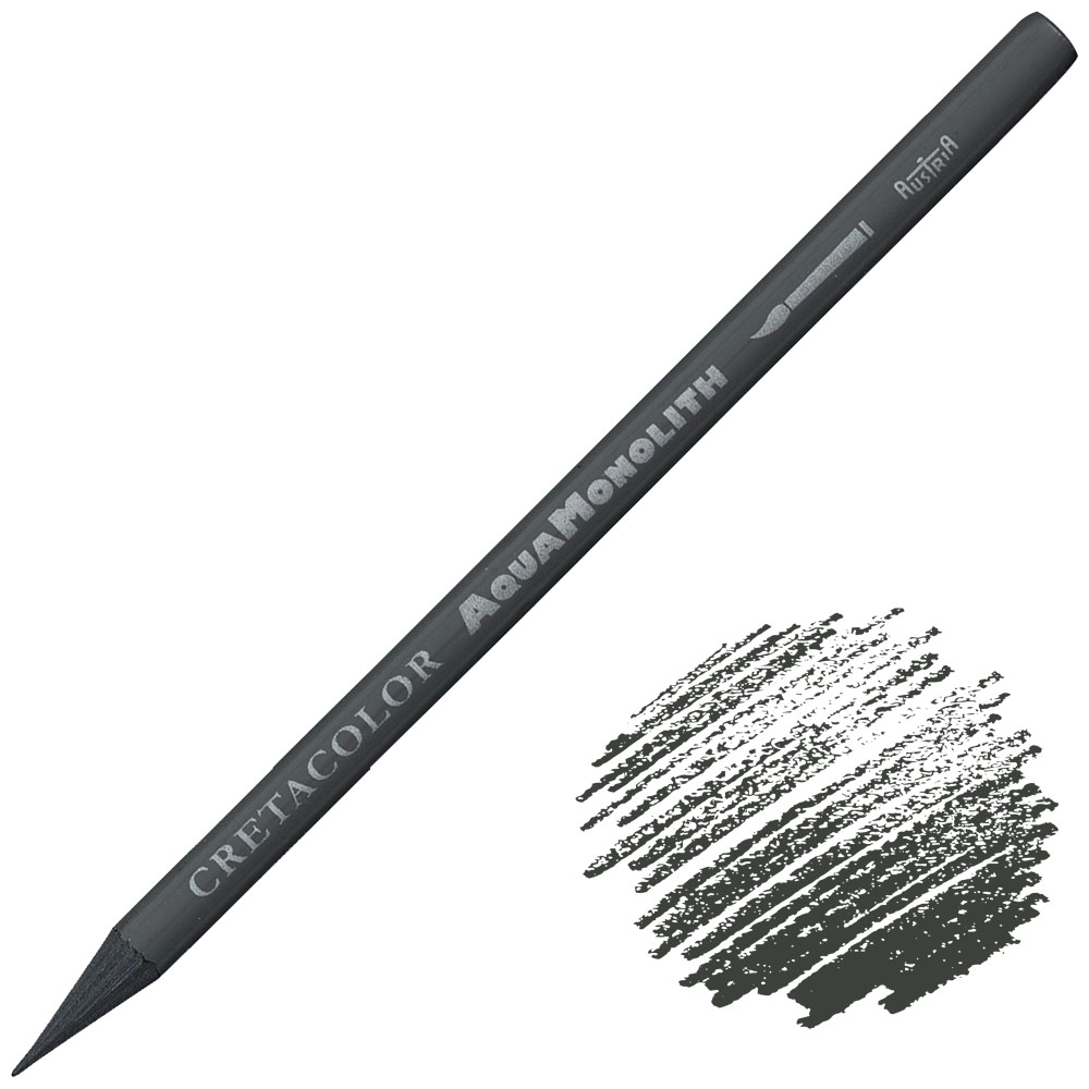Cretacolor Aqua Monolith Water-Soluble Color Pencil Dark Gray