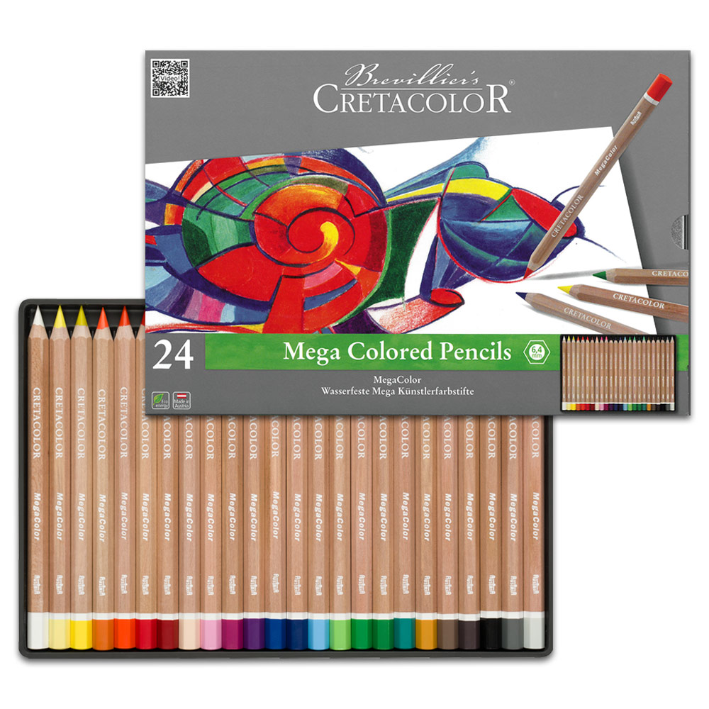 Cretacolor MegaColor Color Pencil 24 Set