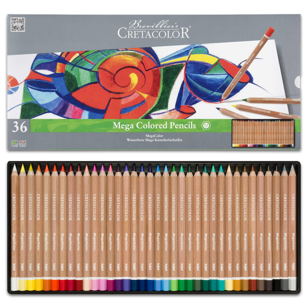 Cretacolor MegaColor Color Pencil 36 Set