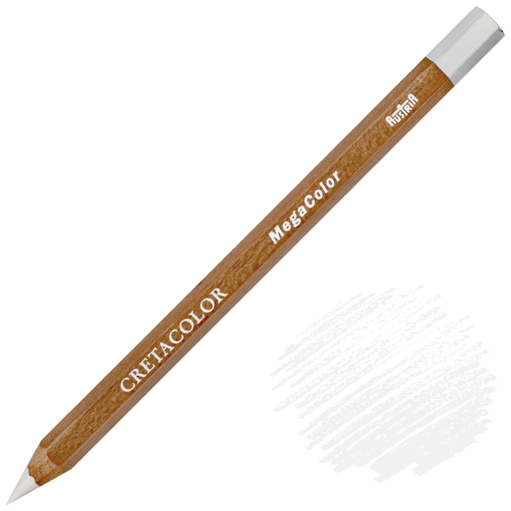 Cretacolor MegaColor Color Pencil Permanent White