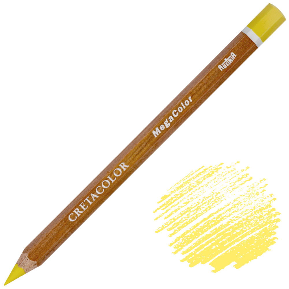 Cretacolor MegaColor Color Pencil Naples Yellow
