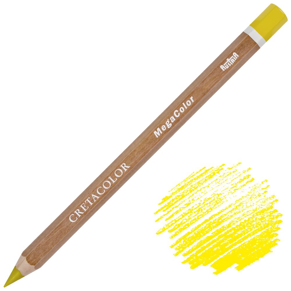 Cretacolor MegaColor Color Pencil Cadmium Citron