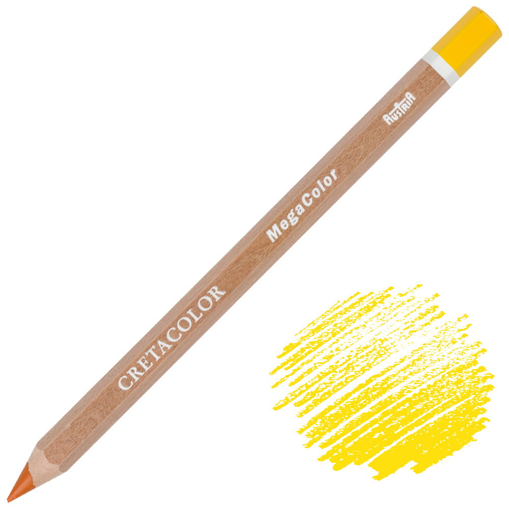 Cretacolor MegaColor Color Pencil Chromium Yellow