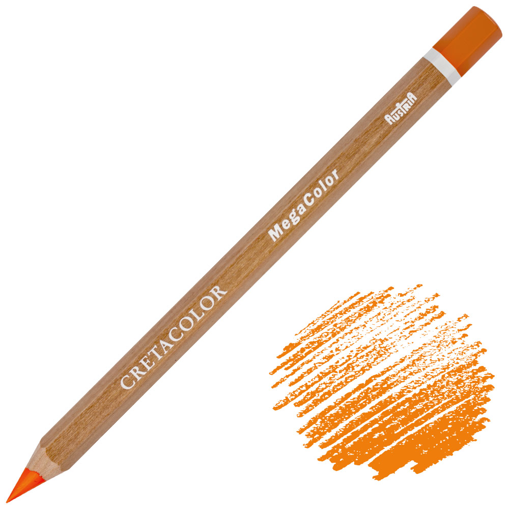 Cretacolor MegaColor Color Pencil Orange