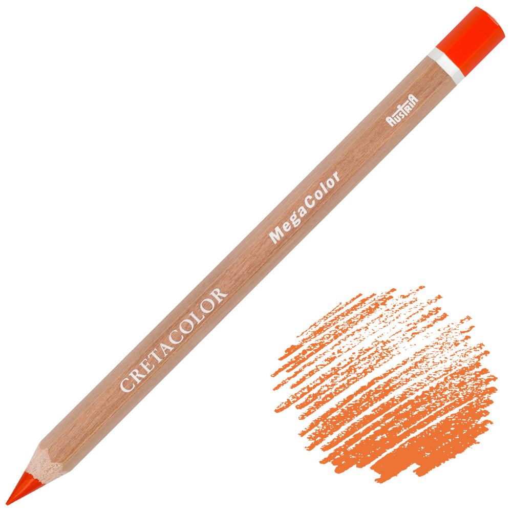 Cretacolor MegaColor Color Pencil Permanent Red Light