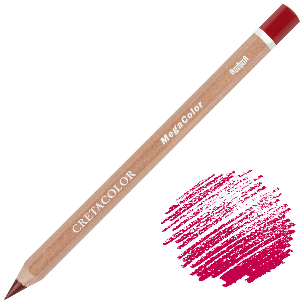 Cretacolor MegaColor Color Pencil Madder Carmine