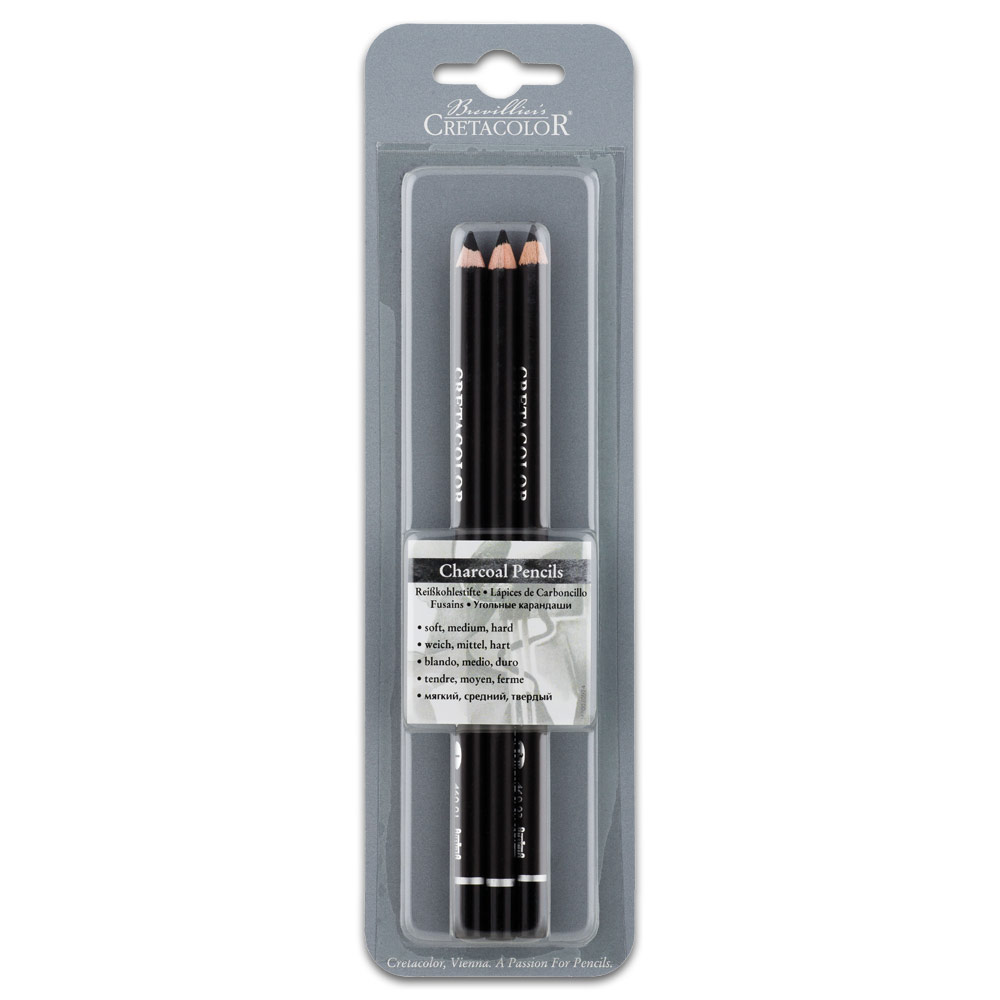 Cretacolor Charcoal Pencils 3 Pack