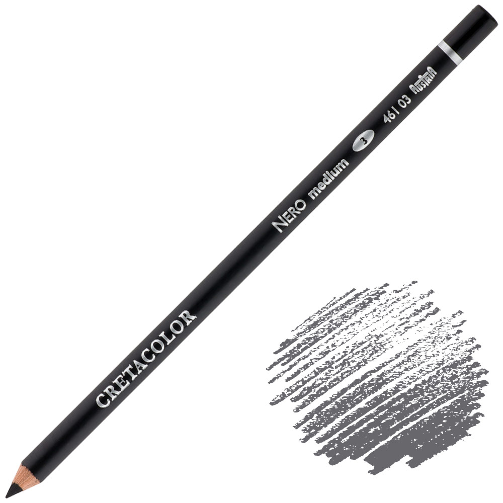 Cretacolor Nero Black Drawing Pencil Medium
