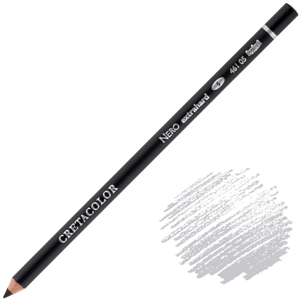 Cretacolor Nero Black Drawing Pencil Extra Hard