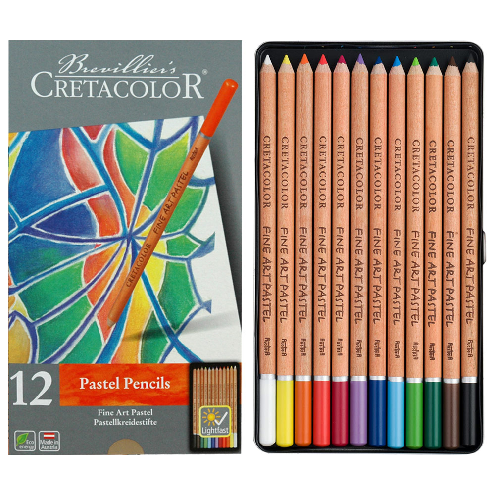 Cretacolor Pastel Pencil 12-Color Set
