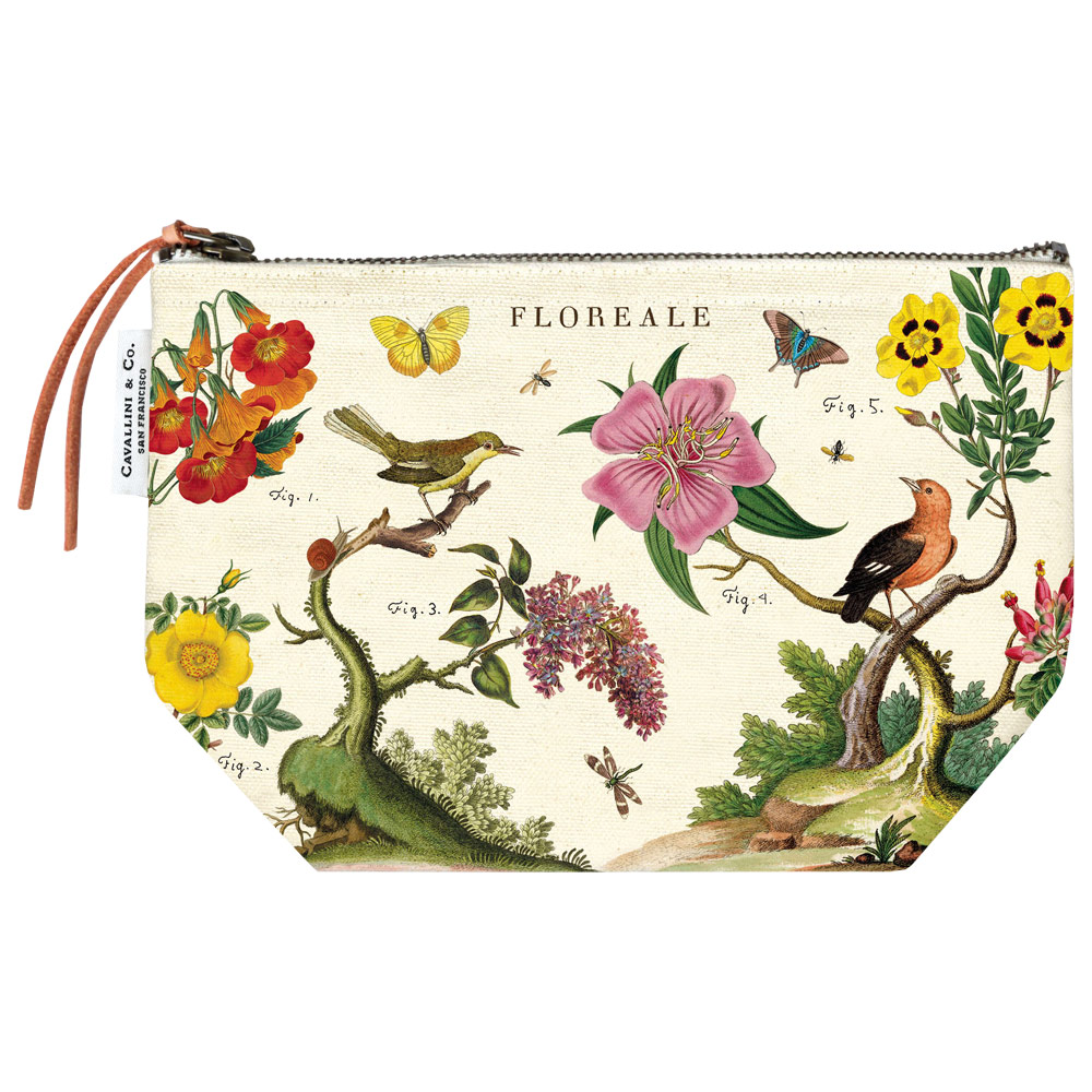 Cavallini Vintage Pouch Floreale