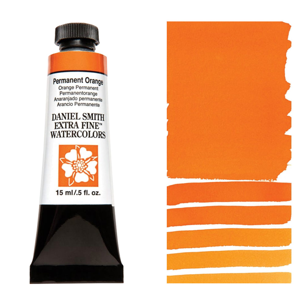 Daniel Smith Extra Fine Watercolor 15ml - Permanent Orange
