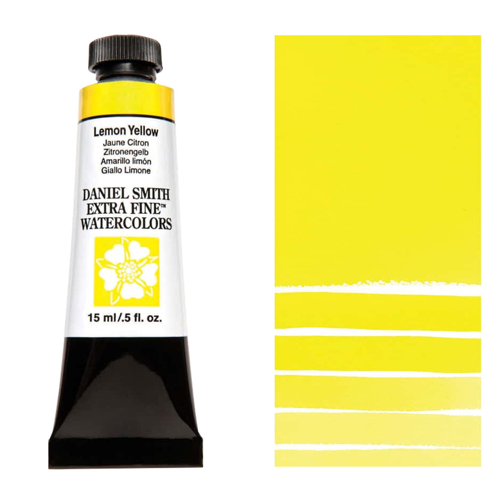 Daniel Smith Extra Fine Watercolor 15ml Lemon Yellow