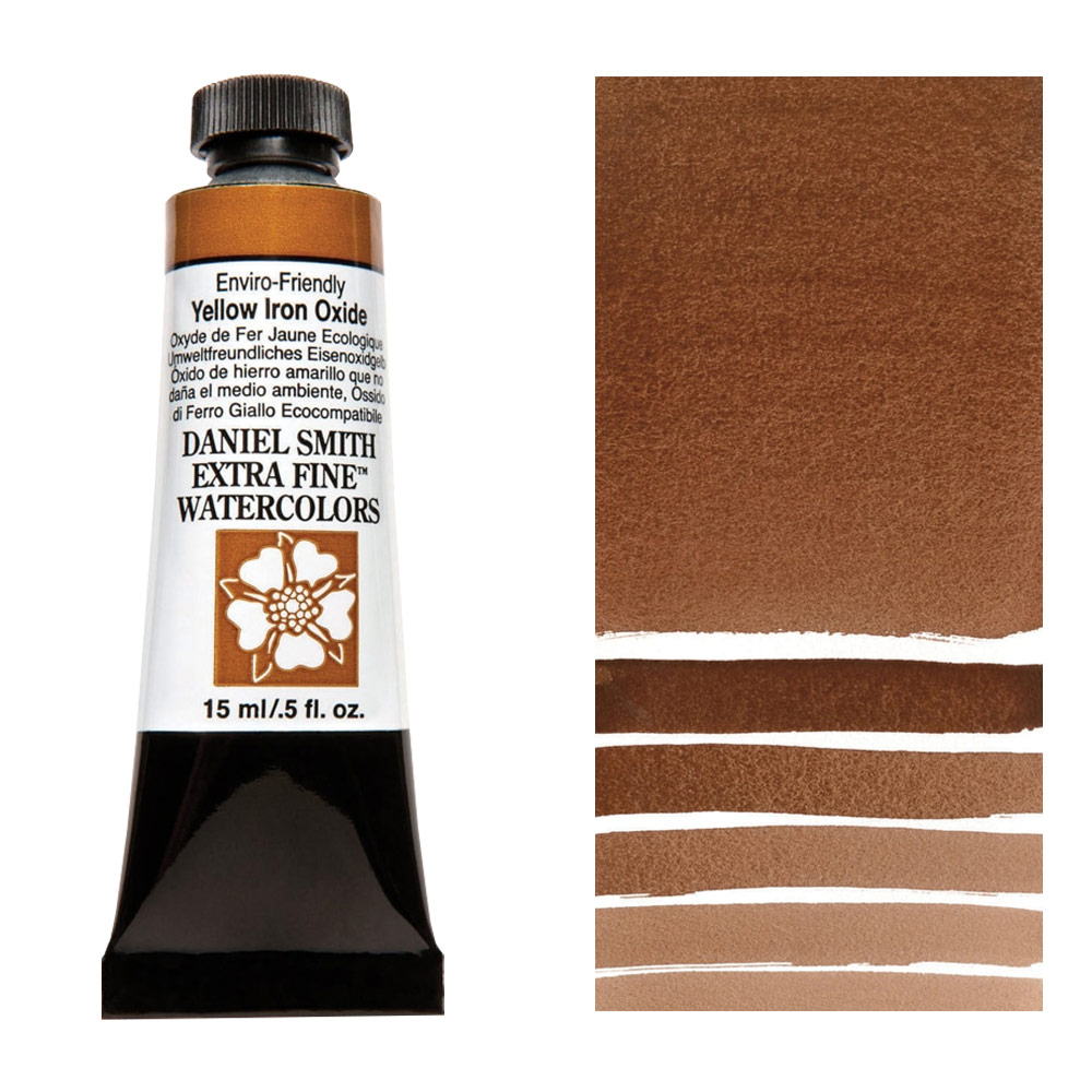 Daniel Smith Extra Fine Watercolor 15ml Enviro-Friendly Yellow Iron Oxide