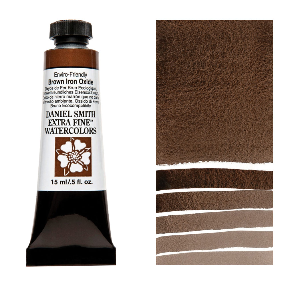 Daniel Smith Extra Fine Watercolor 15ml Enviro-Friendly Brown Iron Oxide