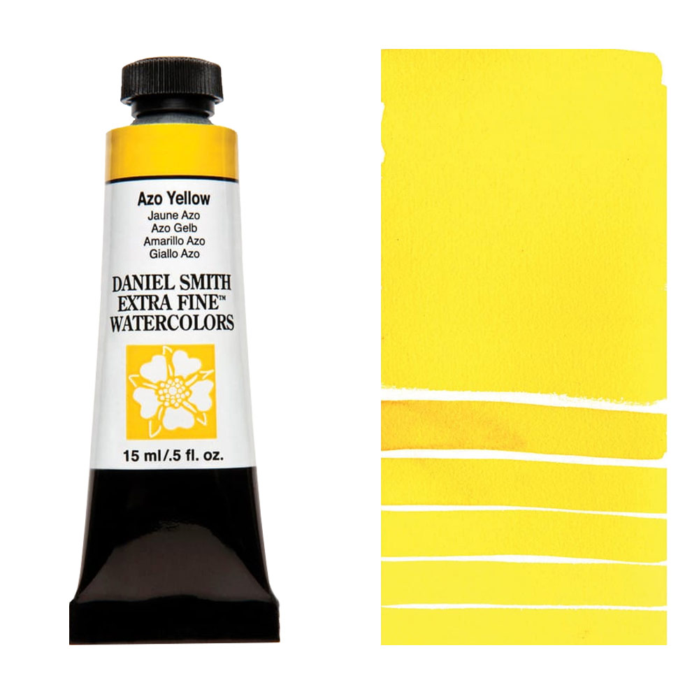 Daniel Smith Extra Fine Watercolor 15ml Azo Yellow